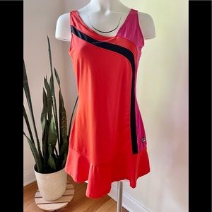 Fila 🎾 Colorblock Tennis Dress - Sz Medium 💖🧡
